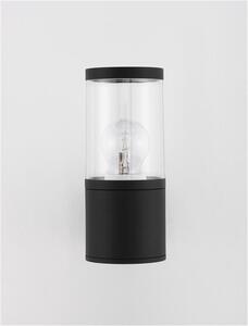 Nova Luce Venkovní nástěnné svítidlo CETERA černý hliník a akryl E27 1x12W IP54