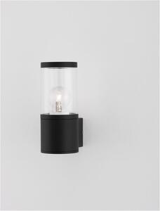 Nova Luce Venkovní nástěnné svítidlo CETERA černý hliník a akryl E27 1x12W IP54