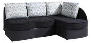 Rozkládací sedačka POKU + barevné varianty: černá/modrá