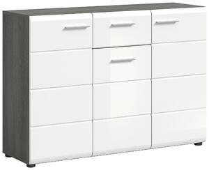 KOMODA, vysoce lesklá bílá, 120/85/37 cm MID.YOU, Online Only