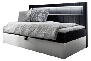 Čalouněná postel ELIZA + topper, 100x200, fresh 17