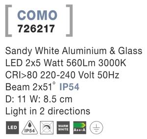 Venkovní LED svítidlo Como A 11 bílé