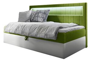 Čalouněná postel ELIZA + topper, 90x200, fresh 12