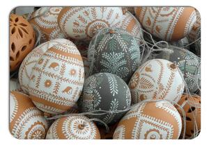 Velikonoční prostírání 034, malovaná vajíčka