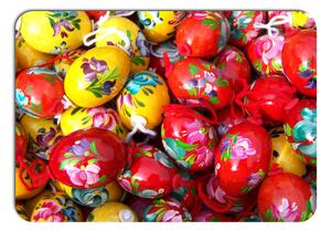 Velikonoční prostírání 033, malovaná vajíčka
