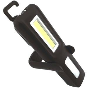 Nabíjecí pracovní LED svítilna 1W + 3W XPE 250lm IP54, černá