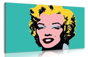 Obraz ikonická Marilyn Monroe v pop art designu Varianta: 60x40