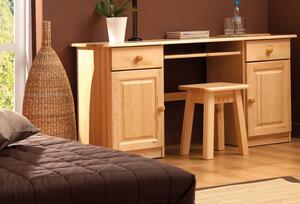 KT241 dřevěný taburet-stolička masiv buk Drewmax (Kvalitní nábytek z bukového masivu)