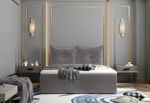 Čalouněná postel OSMA, 160x200, opera deepgreen