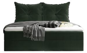 Čalouněná postel OSMA, 160x200, opera deepgreen