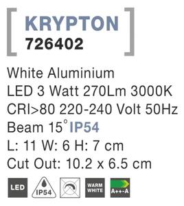 Venkovní LED svítidlo Krypton 11 bílé