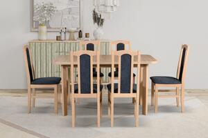 Drewmix jídelní židle BOS 7 + dřevo: ořech světlý