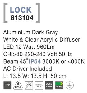 Venkovní LED lampa Lock