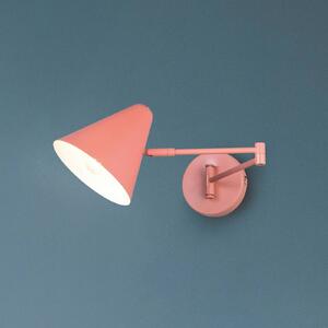 Trio Lighting Nástěnné světlo Cosima, meruňková, výška 54 cm, kov, Žlutá / oranžová, Obývací pokoj / jídelna, kov, Moderní