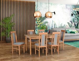 Drewmix jídelní židle NILO 2 - dřevo: ořech světlý