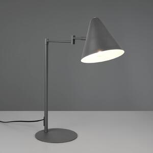Trio Lighting Stolní lampa Cosima, antracitová, výška 50 cm, kov, Černá, Obývací pokoj / jídelna, kov, Moderní