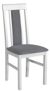 Drewmix jídelní židle NILO 2 - dřevo: bílá, potahový materiál: látka