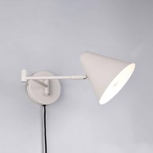 Trio Lighting Nástěnné světlo Cosima, světle šedé, výška 54 cm, kov, Hliník / šedá / zinek, Obývací pokoj / jídelna, kov, Moderní