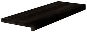 Nášlapy na schody 12 ks hnědo-černé 70x25x2 cm masivní dub