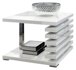 Konferenční stolek GUIDE, 60x50,5x60, bílý lesk