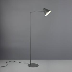 Trio Lighting Stojací lampa Cosima, antracitová, výška 126 cm, kov, Černá, Obývací pokoj / jídelna, kov, Moderní