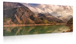 Obraz jezero v horách Varianta: 100x50