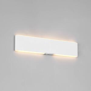 Trio Lighting LED akumulátorové nastěnné světlo Conchita, šířka 32 cm, bílá, kov,, stmívatelný, Bílá / opál, Obývací pokoj / jídelna, kov, Moderní