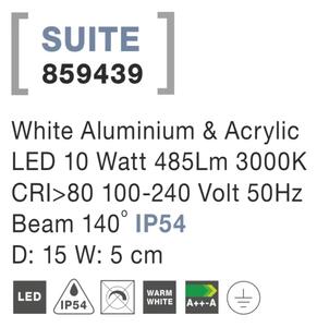 Venkovní LED svítidlo Suite 15 bílé