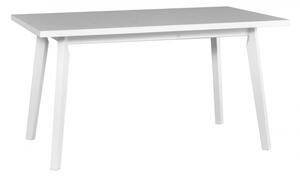 Drewmix jídelní stůl OSLO 5 + deska stolu wotan, podstava stolu ořech, nohy stolu buk