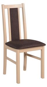 Drewmix jídelní sestava DX 3 + odstín dřeva (židle + nohy stolu) bílá, odstín lamina (deska stolu) grandson, potahový materiál látka