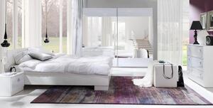 ArtMadex Manželská postel Lux stripes Barva: Bílá / černý stripes