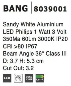 Venkovní LED svítidlo Bang B 37 bílé