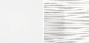 ArtMadex Manželská postel Lux stripes Barva: Bílá / černý stripes