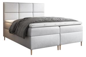 Čalouněná postel boxspring GRETA + topper, 160x200, jasmine 81