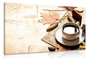 Obraz podzimní šálek kávy Varianta: 60x40