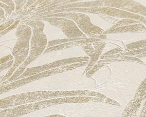 A.S. Création | Vliesová tapeta na zeď Jade 39501-5 | 0,53 x 10,05 m | béžová, krémová, zlatá