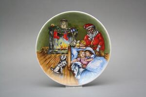 Bohemia Porcelán 1987 Talíř Vánoce C