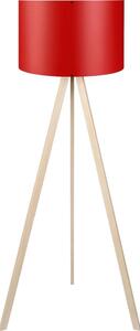 Stojací lampa AYD 1xE27/40W/230V červená/béžová