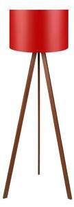Stojací lampa AYD 1xE27/40W/230V červená/hnědá