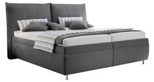 ČALOUNĚNÁ POSTEL, 180/200 cm, textil, tmavě šedá Dieter Knoll - Čalouněné postele
