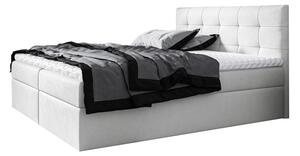 Čalouněná postel boxspring ROCCO + topper, 140x200, jasmine 20