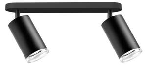 LED RGBW Stmívatelné koupelnové bodové svítidlo TURYN 2xGU10/4,8W/230V IP44 černá