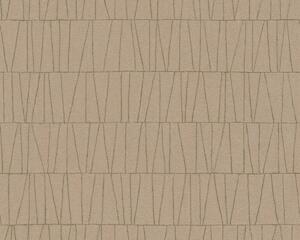 A.S. Création | Vliesová tapeta na zeď Jade 39506-5 | 0,53 x 10,05 m | hnědá, zlatá