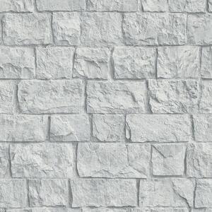 Vliesové tapety na zeď IMPOL 10394-31, rozměr 10,05 m x 0,53 m, obkladový kámen šedý, Erismann