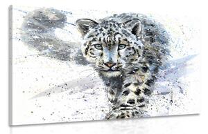 Obraz kreslený leopard Varianta: 60x40