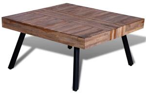 Konferenční stolek čtvercový - regenerovaný teak