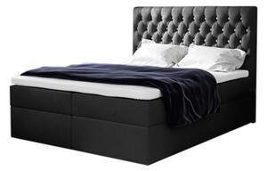 Čalouněná postel boxspring MONET + topper, 120x200, jasmine 100