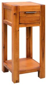 Koncový stolek z masivního akáciového dřeva | 30x30x70 cm