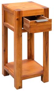 Koncový stolek z masivního akáciového dřeva | 30x30x70 cm