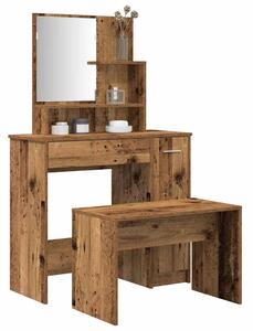Set toaletního stolku staré dřevo kompozitní dřevo 3329191